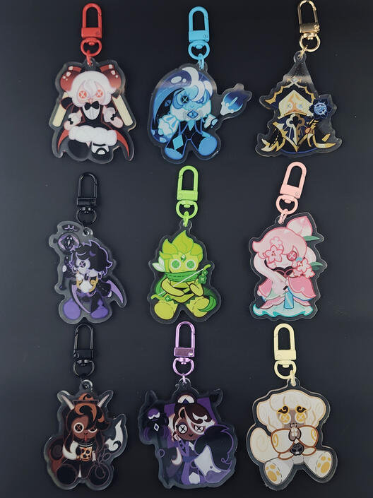 Cookie Run Plush Keychains