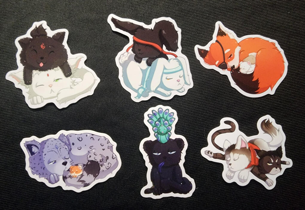 MXTX Danmei Ship Stickers