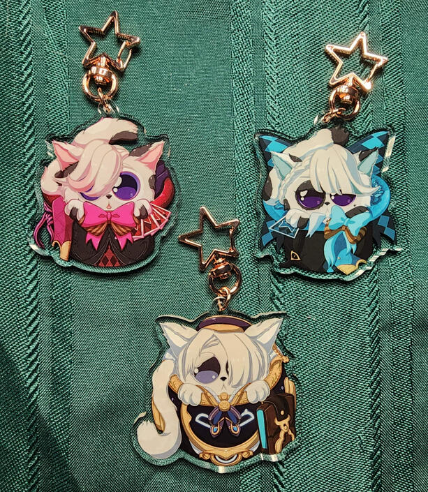 Genshin Impact and HSR Cat Charms